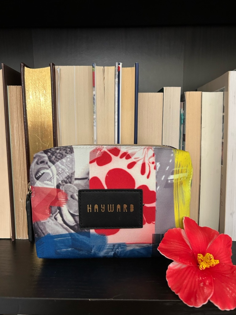 Hayward Graphic Print Cosmetic Bag - Multicolor